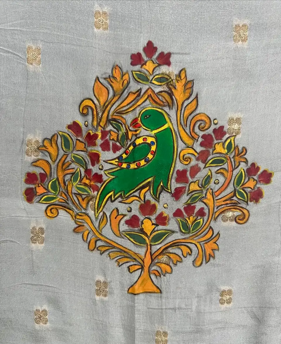 Madhubani Silk Blouse
