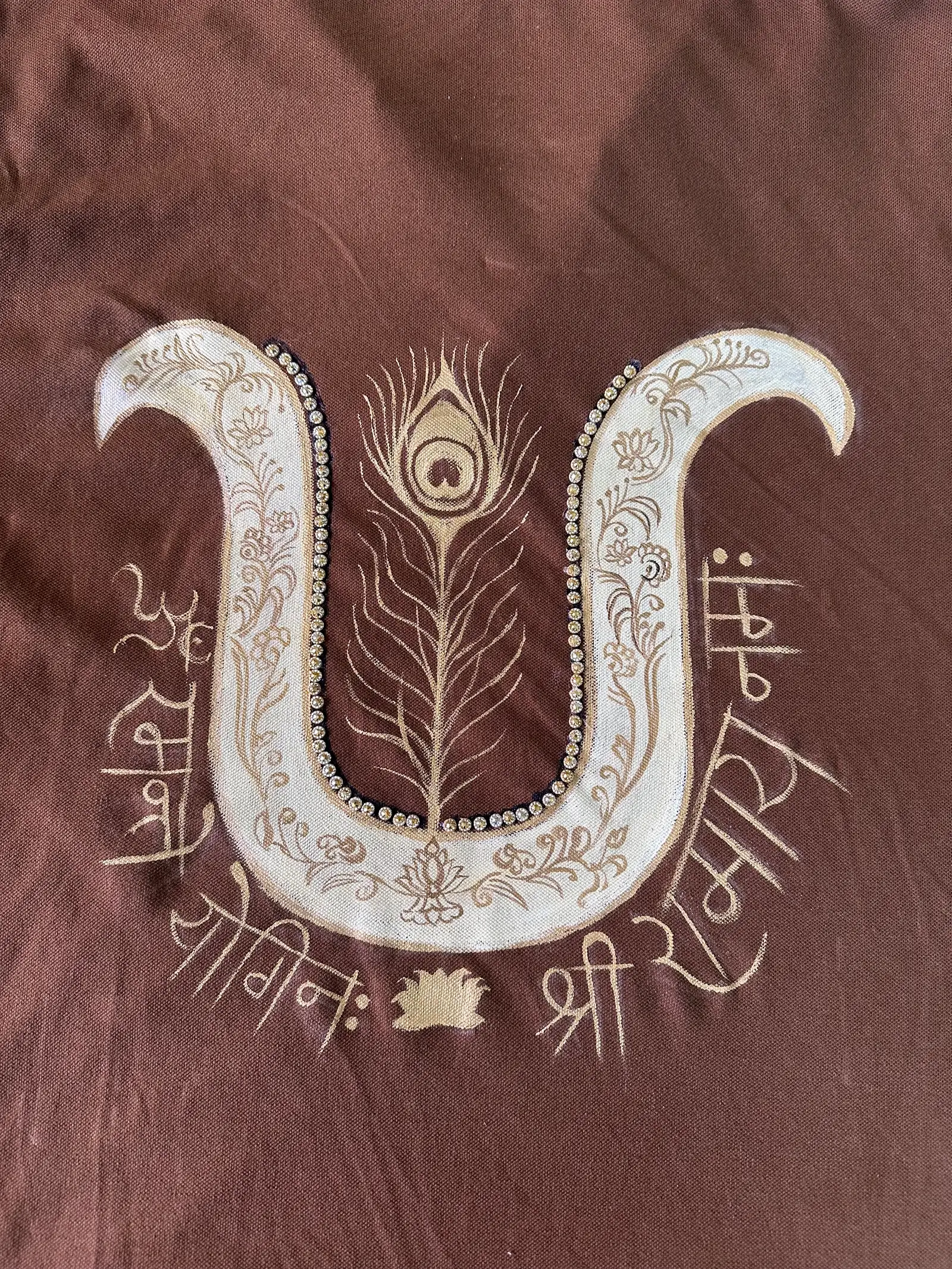 Rama Rajamani — fabric works wearable artwork by Vibhuti Mehta (detail 2)