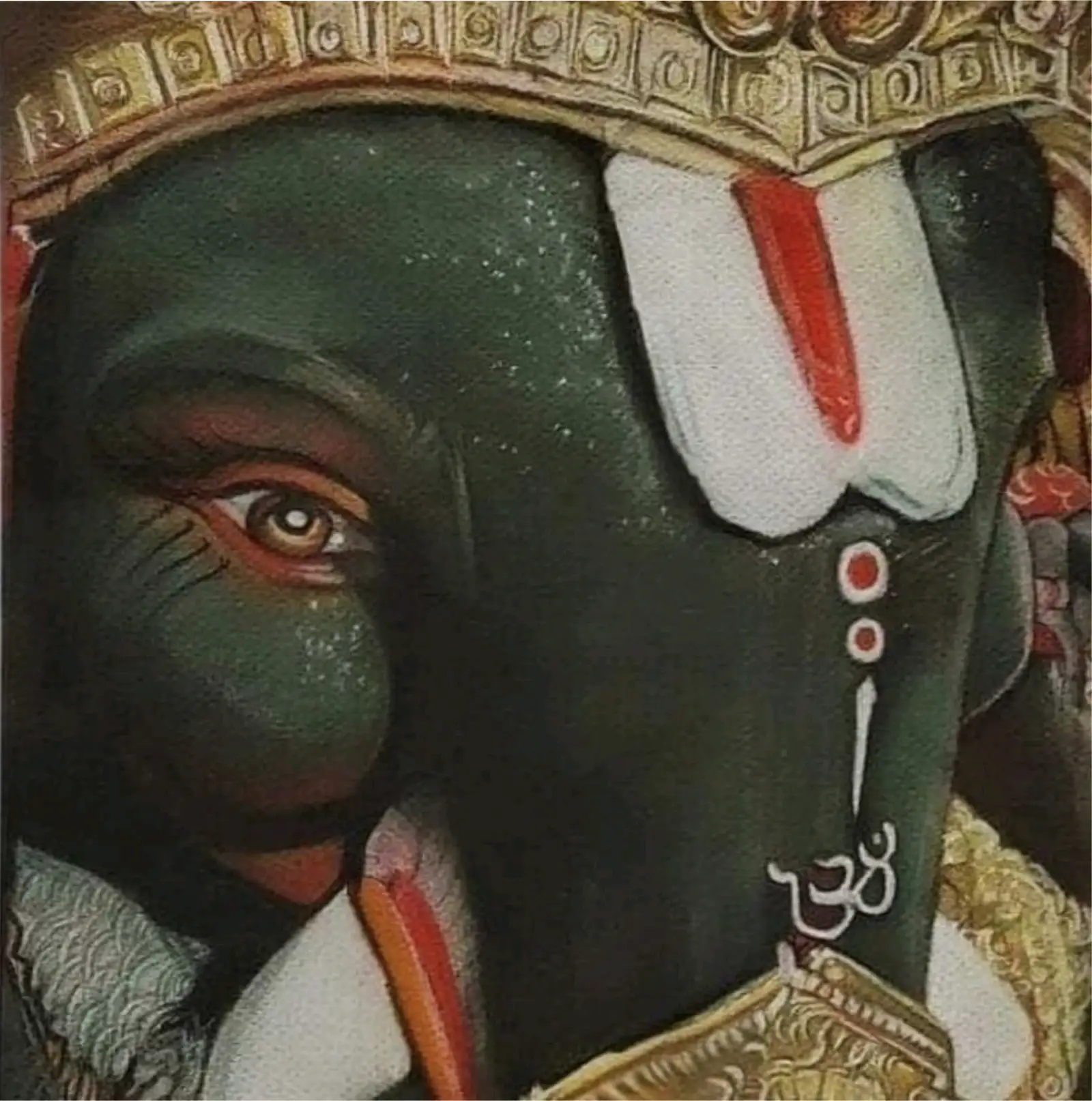 Vighnaharta III — pastel devotional work by Vibhuti Mehta