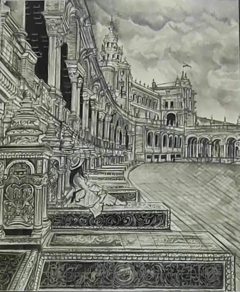 Seville (Spain) — Graphite places by Vibhuti Mehta