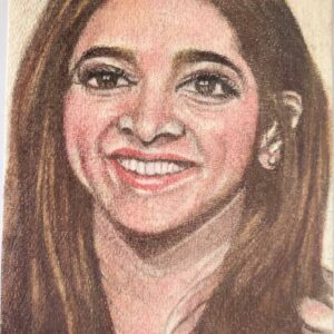 Deepika Padukone drawing