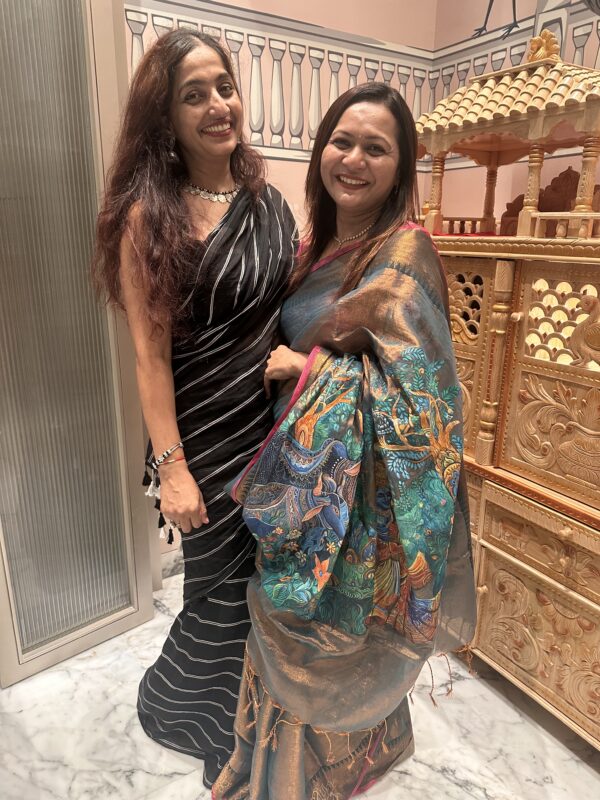 Radha Krishna Copcept on Saree